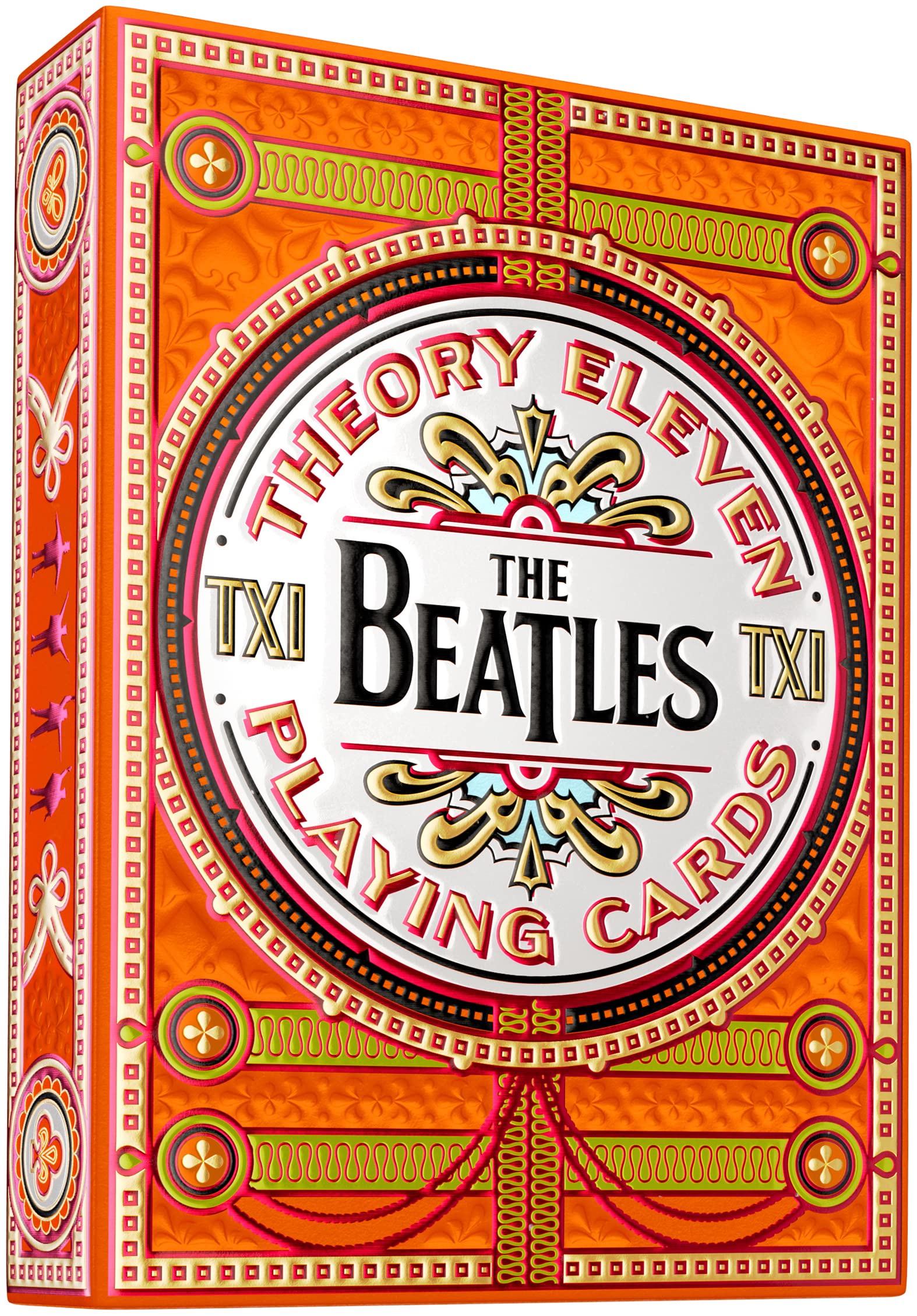 Amazon.com: theory11 The Beatles Premium Playing Cards - Orange